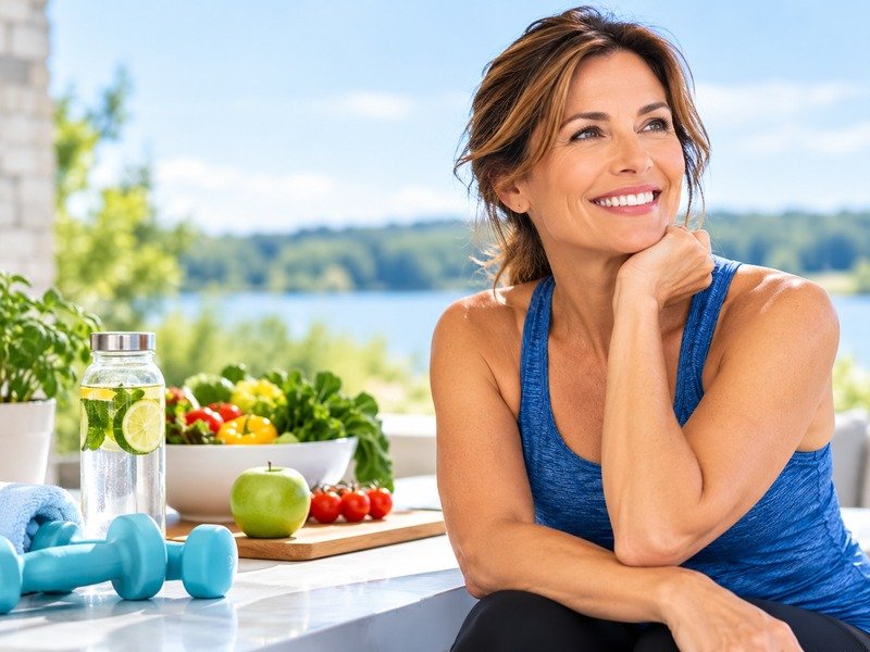 Woman enjoying a healthy lifestyle, representing the Pure Path Slimming natural weight loss program